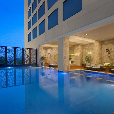 Novotel Ahmedabad Exterior photo The pool at the hotel